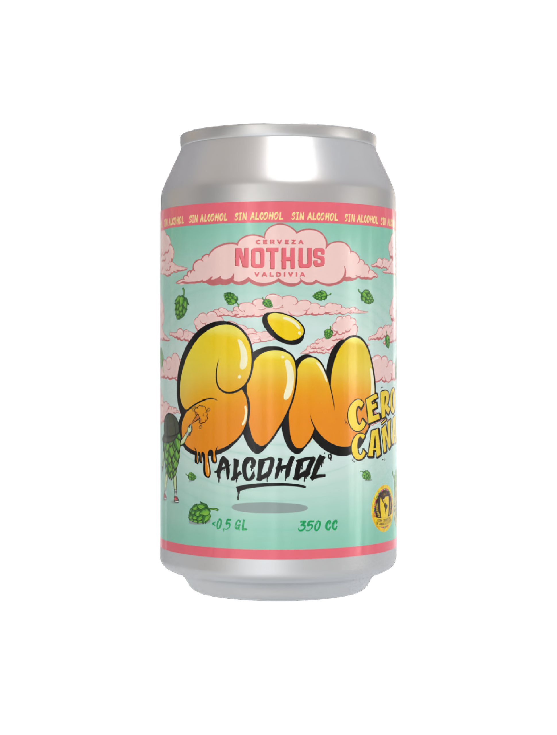 CERO CAÑA SIN ALCOHOL 350CC | Cerveza Nothus